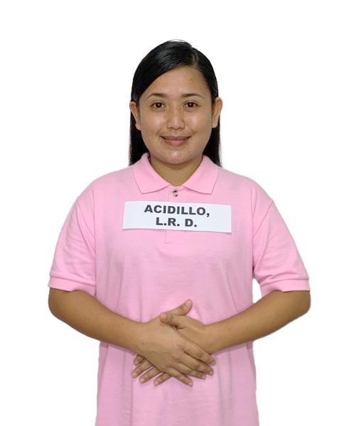 菲律賓 女傭 ACIDILLO, L.R. D.