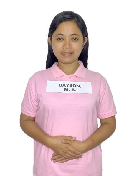 Philippines Helper BAYSON, M. B.