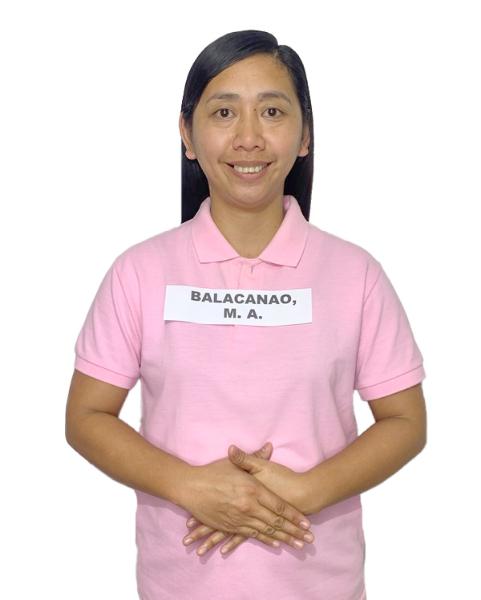 菲律賓 女傭 BALACANAO, M. A.